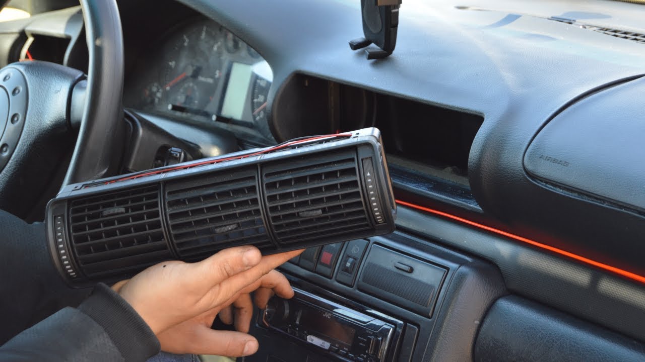 Tuning wizualny AUDI A4 B5 - Podświetlane kratki nawiewu #10