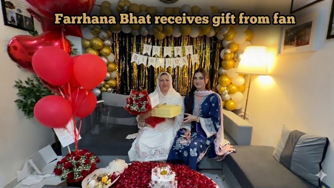 Farrhana Bhatt Receives Gifts From Her Fans | Birthday Special