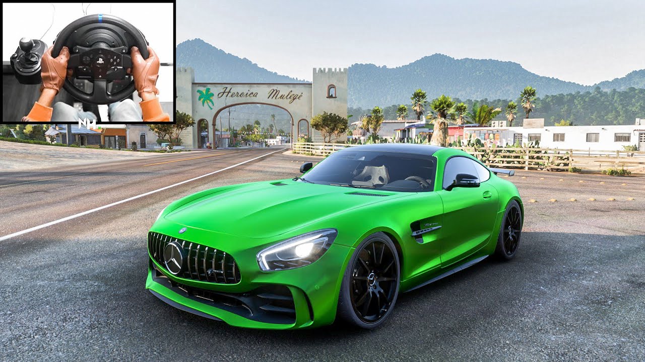 Mercedes AMG GTR | Forza Horizon 5 | Steering Wheel Gameplay