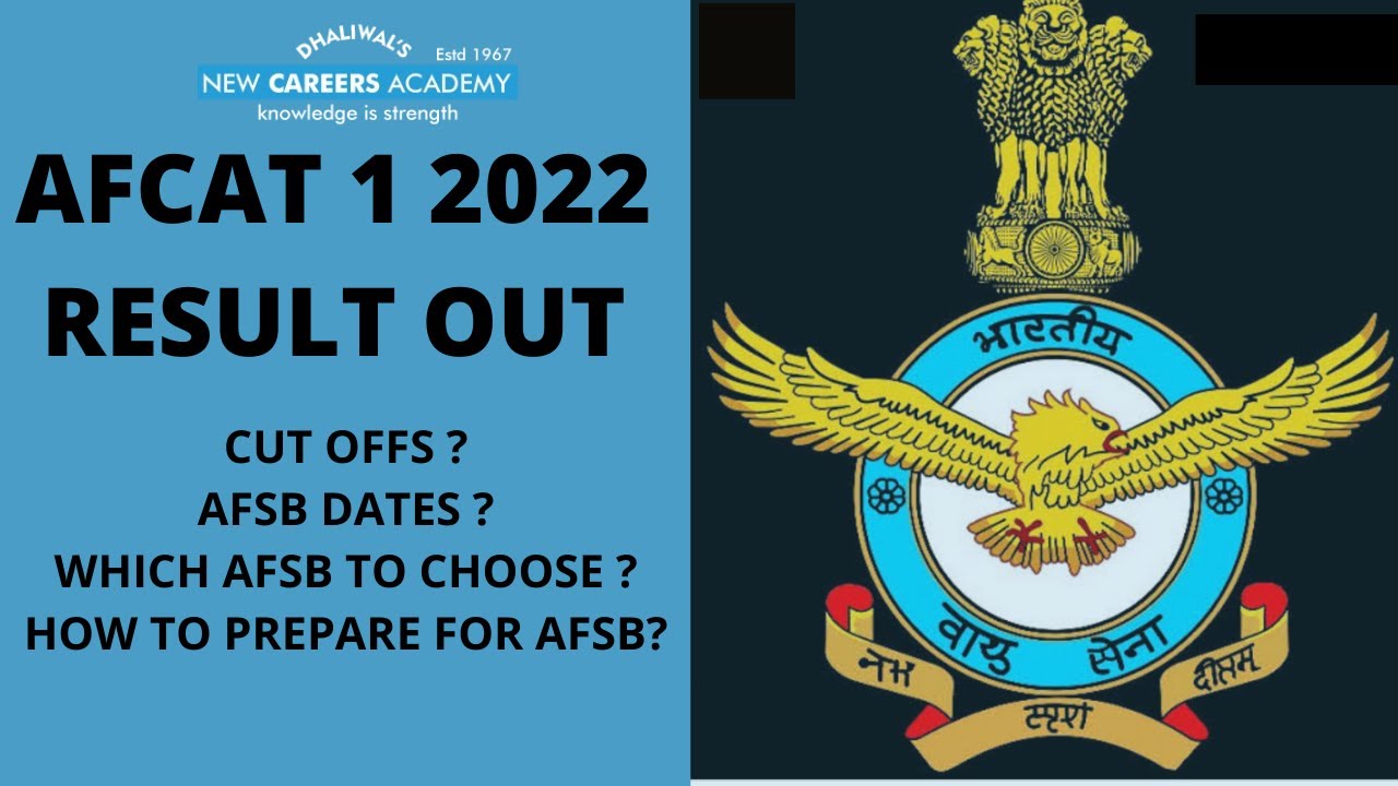 AFCAT 1 2022 Result Declared . We Have Excelled With a Very Impressive Record | New Careers Academy
