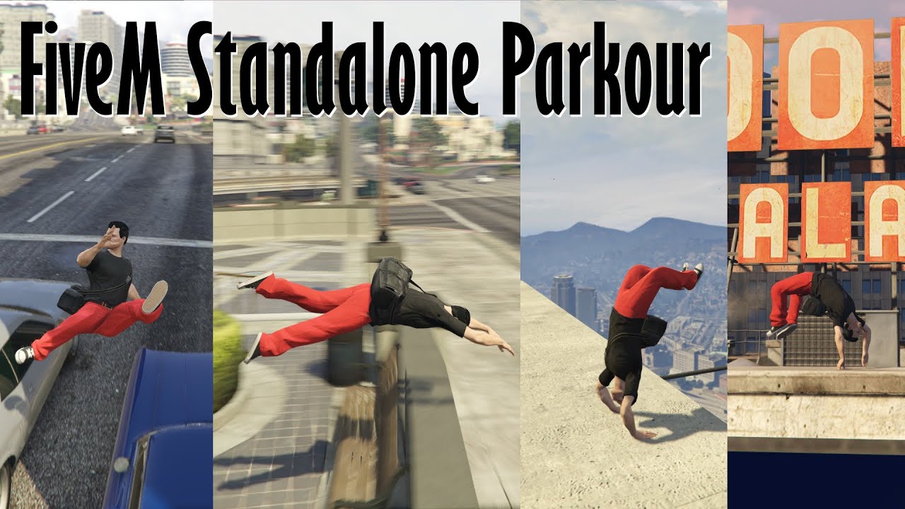 Gta V FiveM Standalone Parkour ENG/DEU