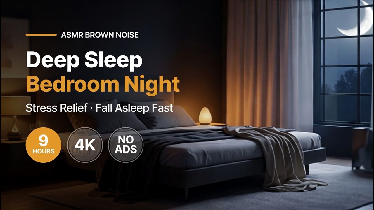 Brown Noise 9 Hours | Softer Alternative to White Noise for Better Sleep
