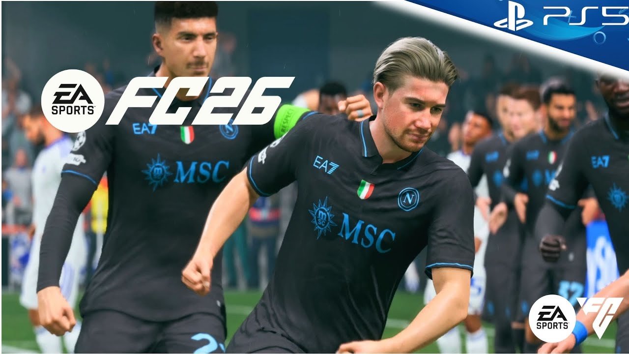 EA FC 26 | Copenhaga vs Napoli | Champions League 25/26 - Gameplay Autêntica PS5 UHD 60FPS