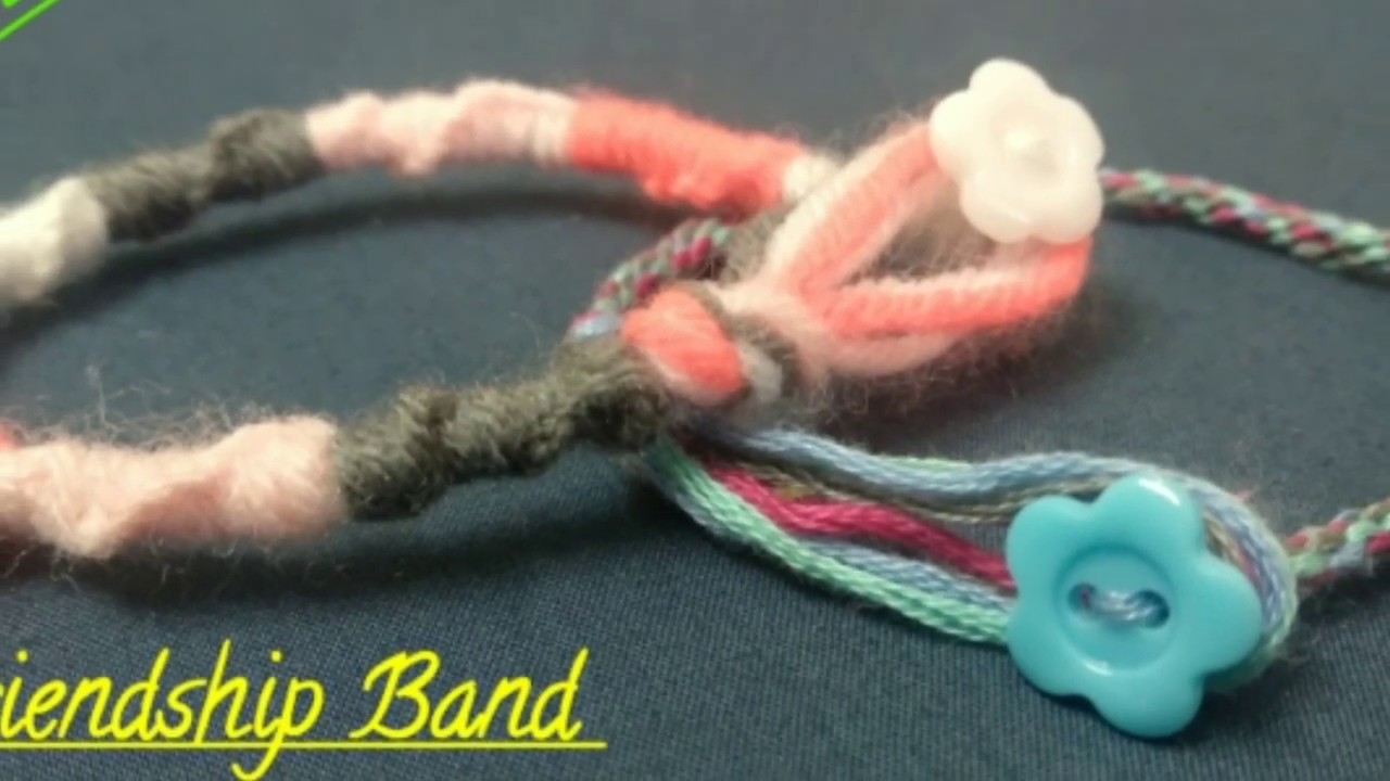 DIY Friendship bracelets | how to make friendship bracelet | thread bracelet making at home