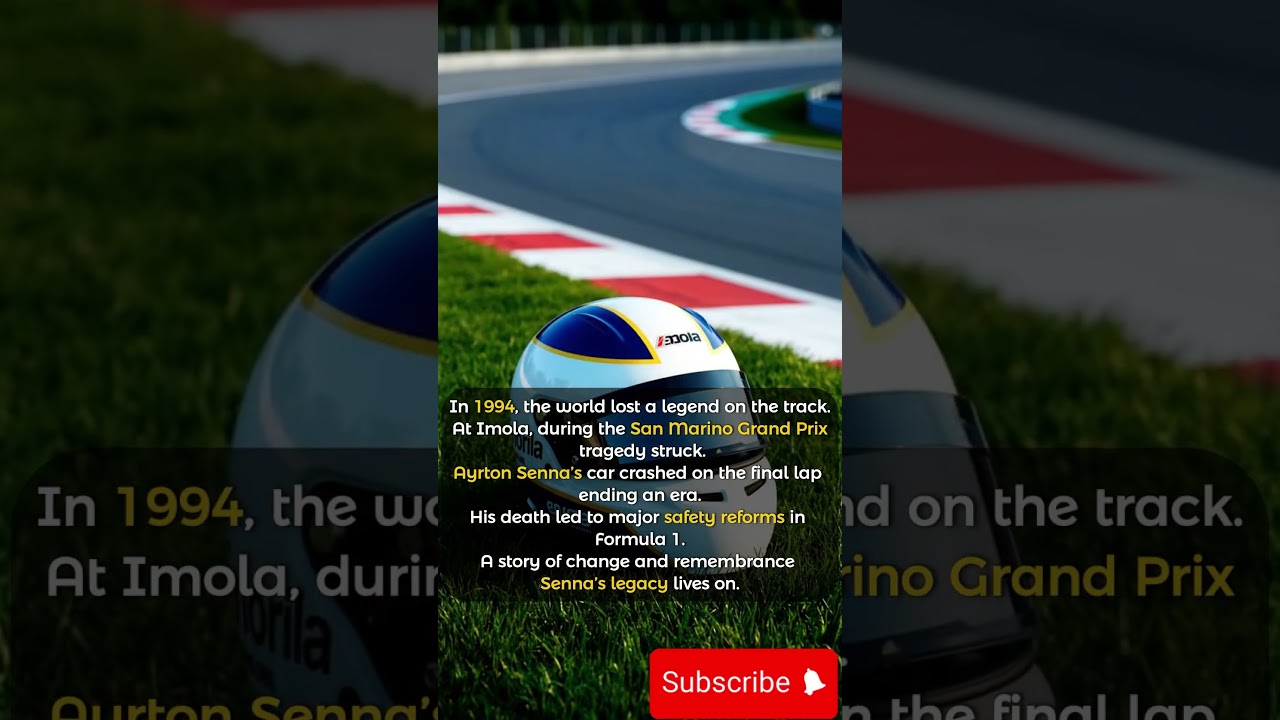 Imola, 1994 — a moment that changed Formula 1 forever 