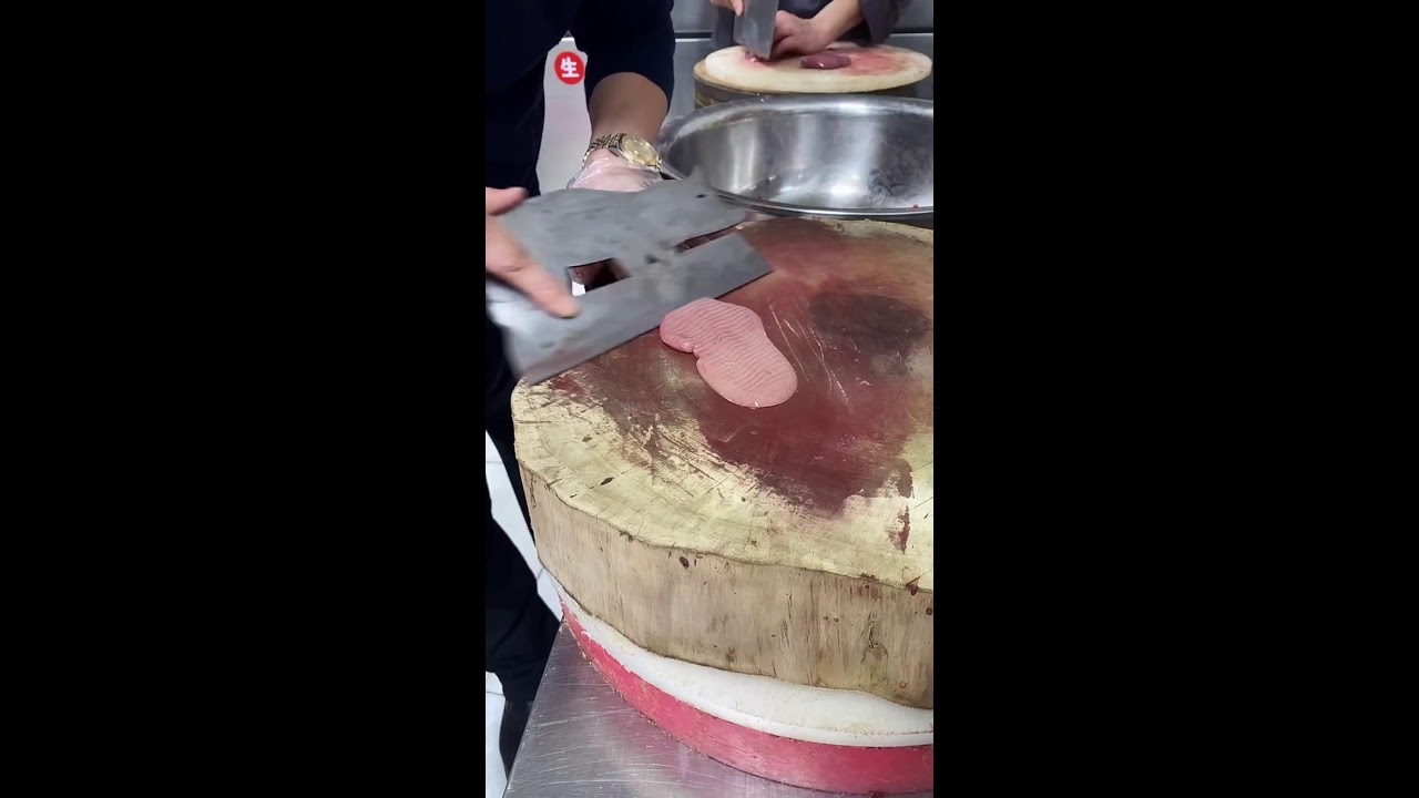 POV Livestream | Vendor Slicing Pork Kidney with Precision | Real-Time Street Food Prep