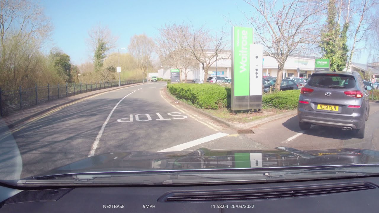 Nextbase 622GW Dash Cam video test drive in 4K 30FPS UHD with exposure 2.0