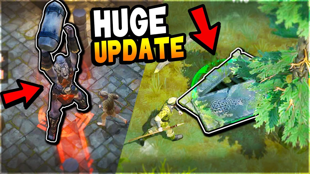 HUGE UPDATE - Town Upgrades, Giant Enemies, *NEW* TOMB BASEMENT - Frostborn Survival