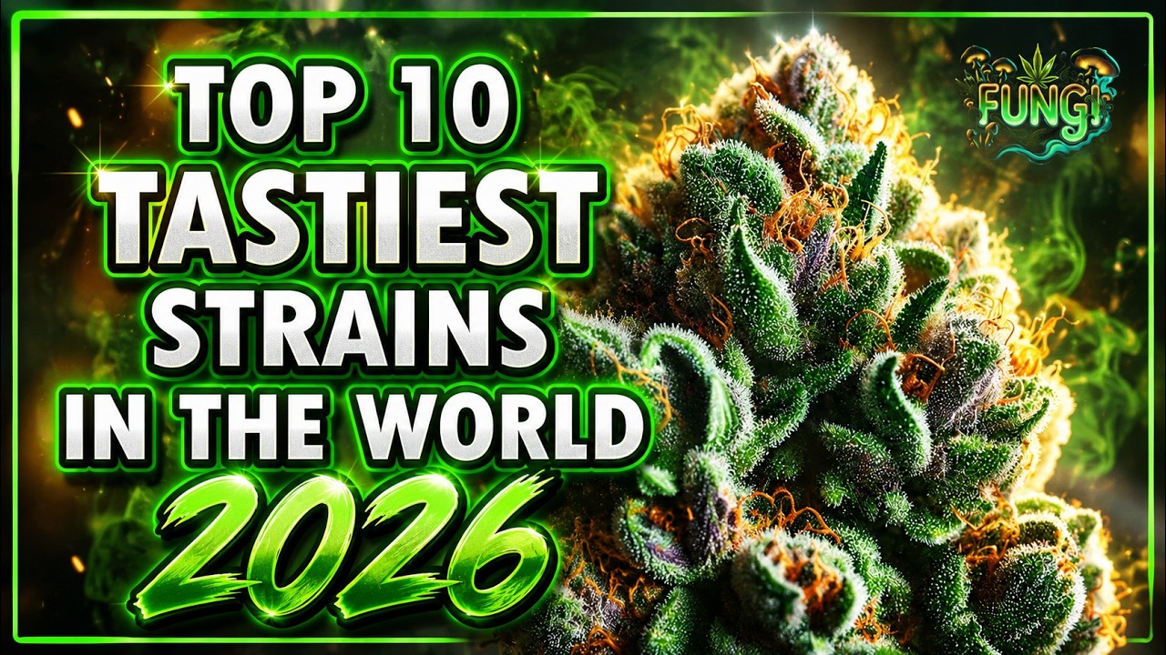 🌿🔥 Срочно: Топ-10 самых вкусных сортов каннабиса 2026 года! 🍬🍓🍋| Новости FUNGI Co🍃✨
