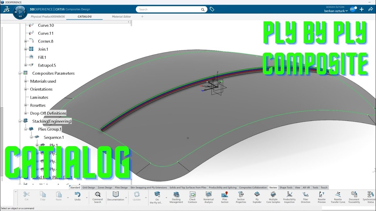3DEXPERIENCE CATIA Composites: Ply-by-Ply Part Design | CATIALOG