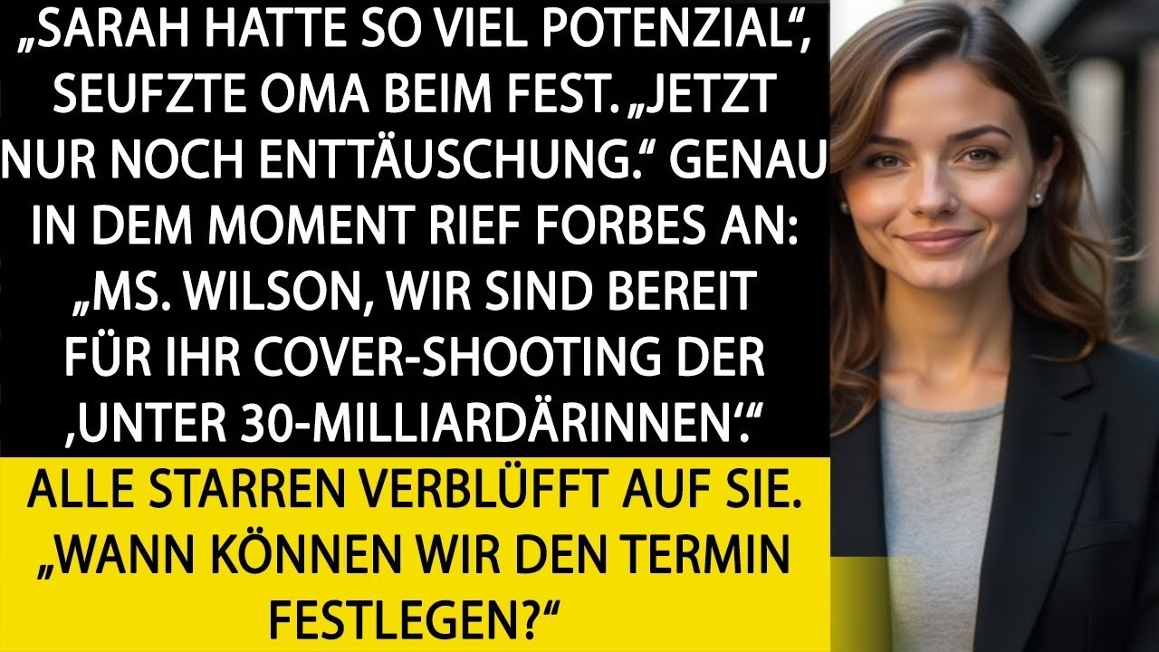 Omas GEBURTSTAGSREDE über mein VERSCHENKTES TALENT – bis FORBES LIVE anrief