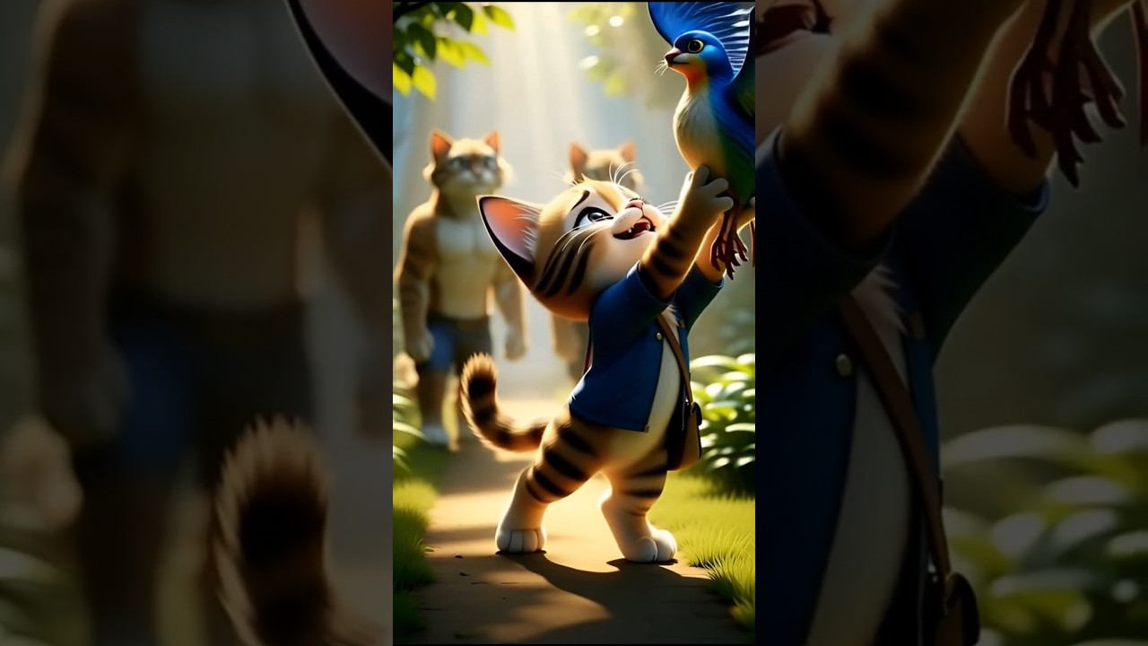 Mother Cat & Her Son | A Heart-Touching Animated Story 😢❤️