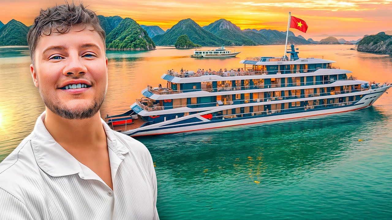 J’ai dormi sur un MÉGA YACHT au VIETNAM 🇻🇳 