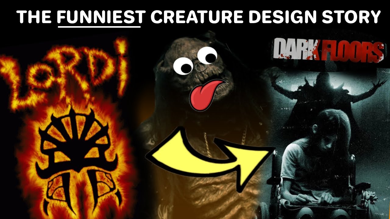 HEAVY METAL MOVIE MONSTERS?!  Lordi & Dark Floors, the FUNNIEST creature design story.