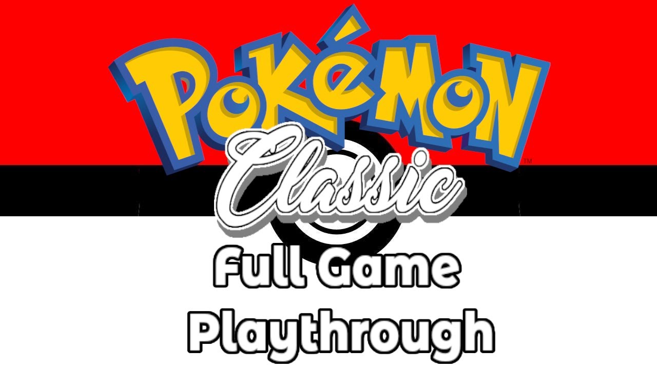 Pokemon Classic (Rom Hack) | Full Game Playthrough