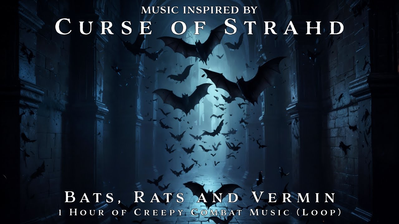 Bats, Rats and Vermin | Unofficial Curse of Strahd Soundtrack | 1h Combat Music | Loop