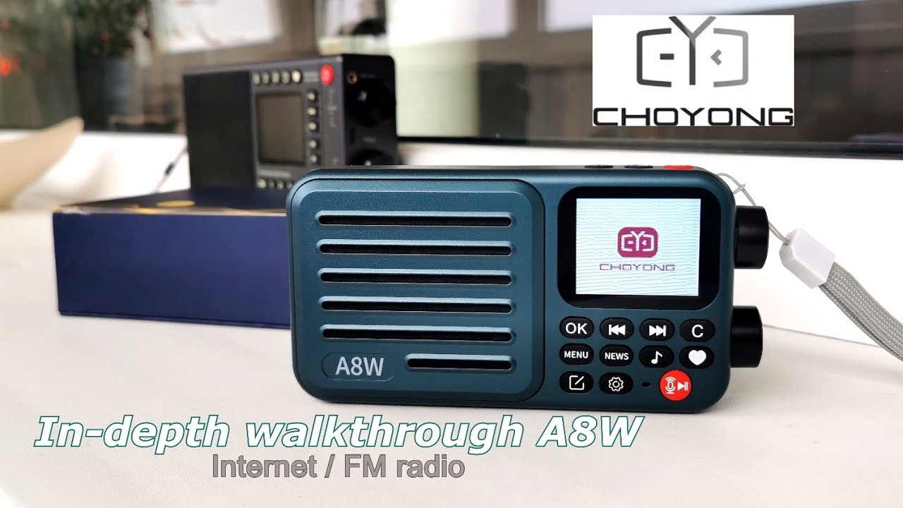 Choyong A8W FM / Internet radio in-depth walk through. All you wanted or needed to know. Explained.