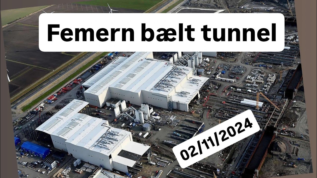 Femern tunnel project 02-11-2024. Femern bælt forbindelsen og ny udkigspost #subscribe #djimini2se