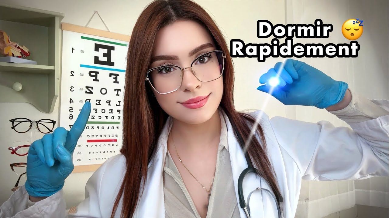 ASMR Examen De La Vue VITE👓  Roleplay Opthamologue, (Medical Eye Exam en Français)