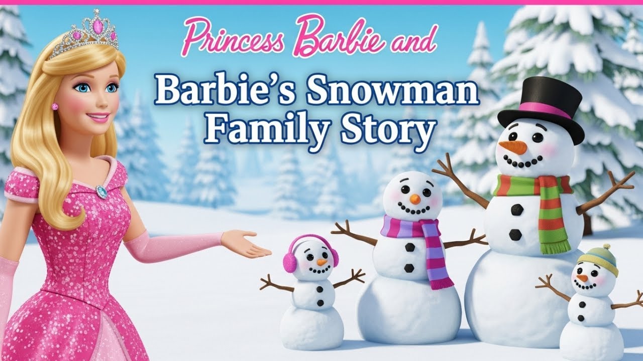 Barbie’s Snowman Family Story - Barbie Stories for Kids #barbiestory