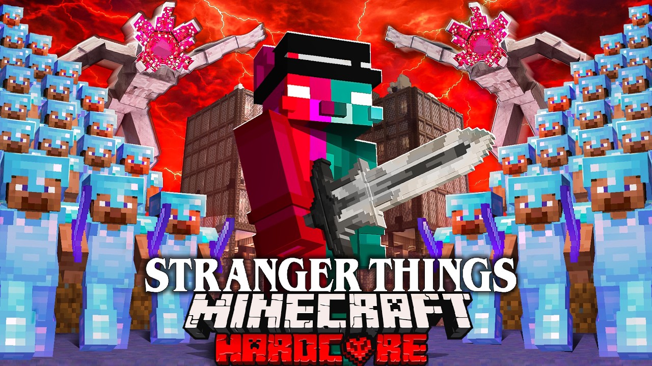 100 Spieler STRANGER THINGS Hungergames in Minecraft