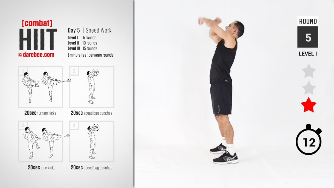 Combat HIIT by DAREBEE - Day 5