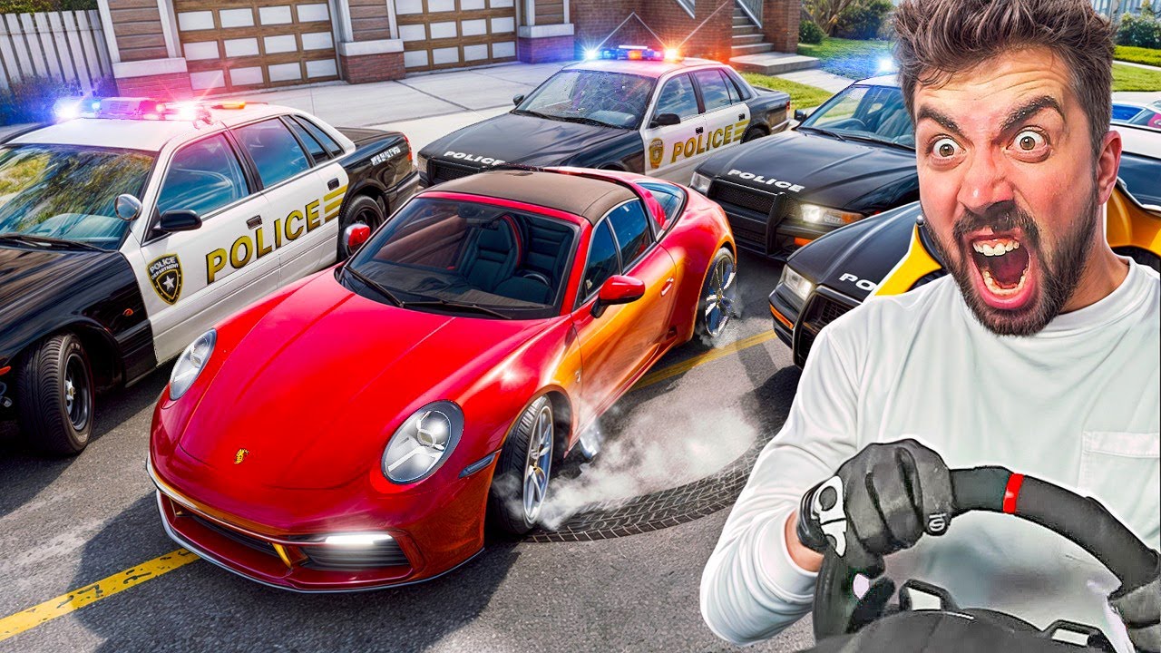 ACCIDENTES EN PERSECUCIONES POLICIALES CALLEJERAS 💥 | BeamNG Drive