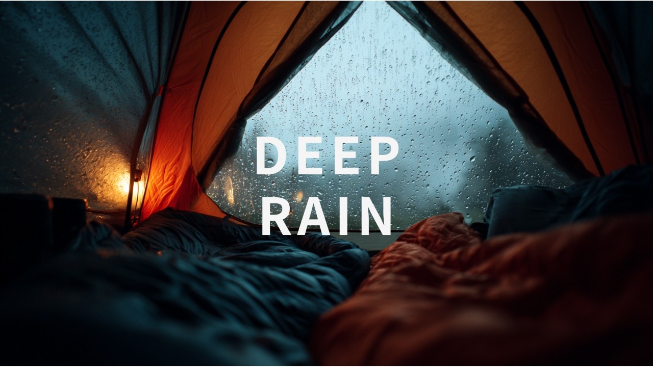 Deep Rain Sounds for Deep Sleep | Cozy Tent Ambience (3 Hours)