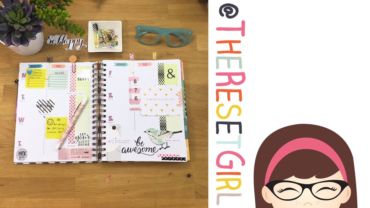 TheResetGirl's InkWELL press Planner Decorating: Week 12