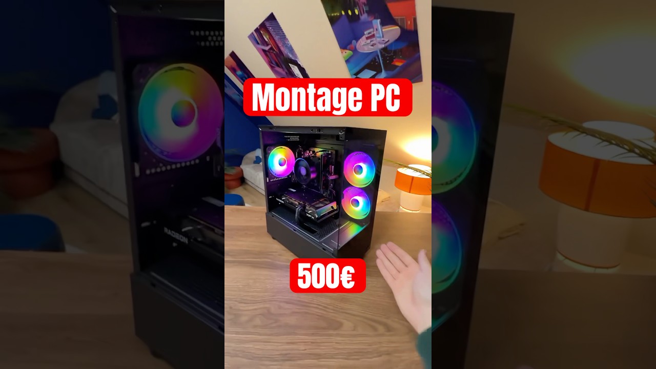 Je monte un PC Gamer &agrave; 500&euro; 🤩 #pcgaming