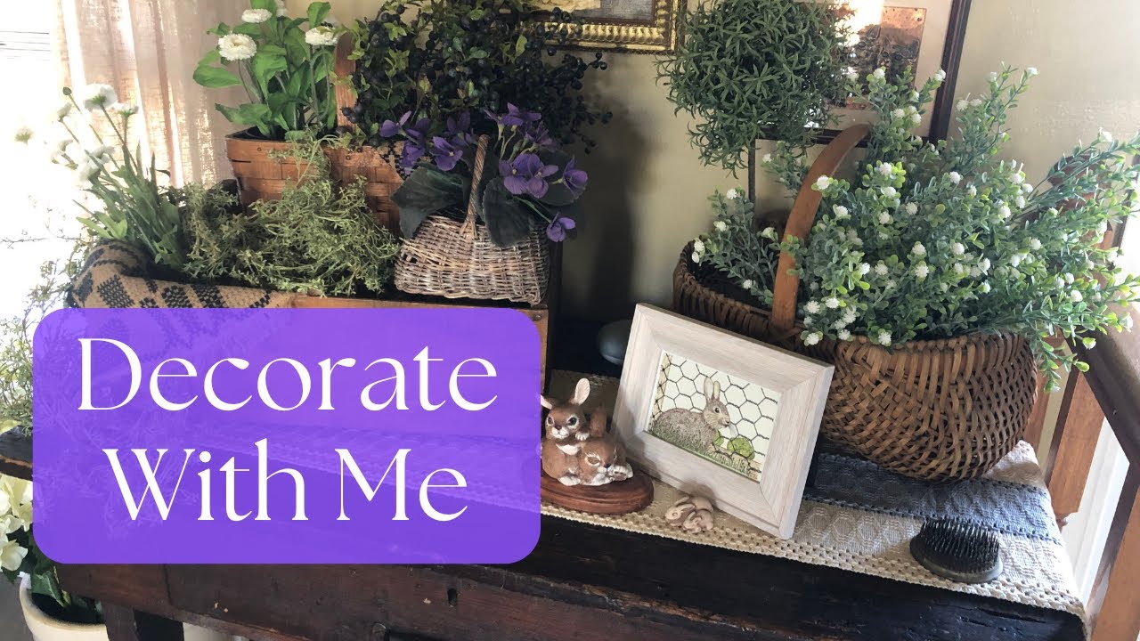 Old Library Table Decorate With Me