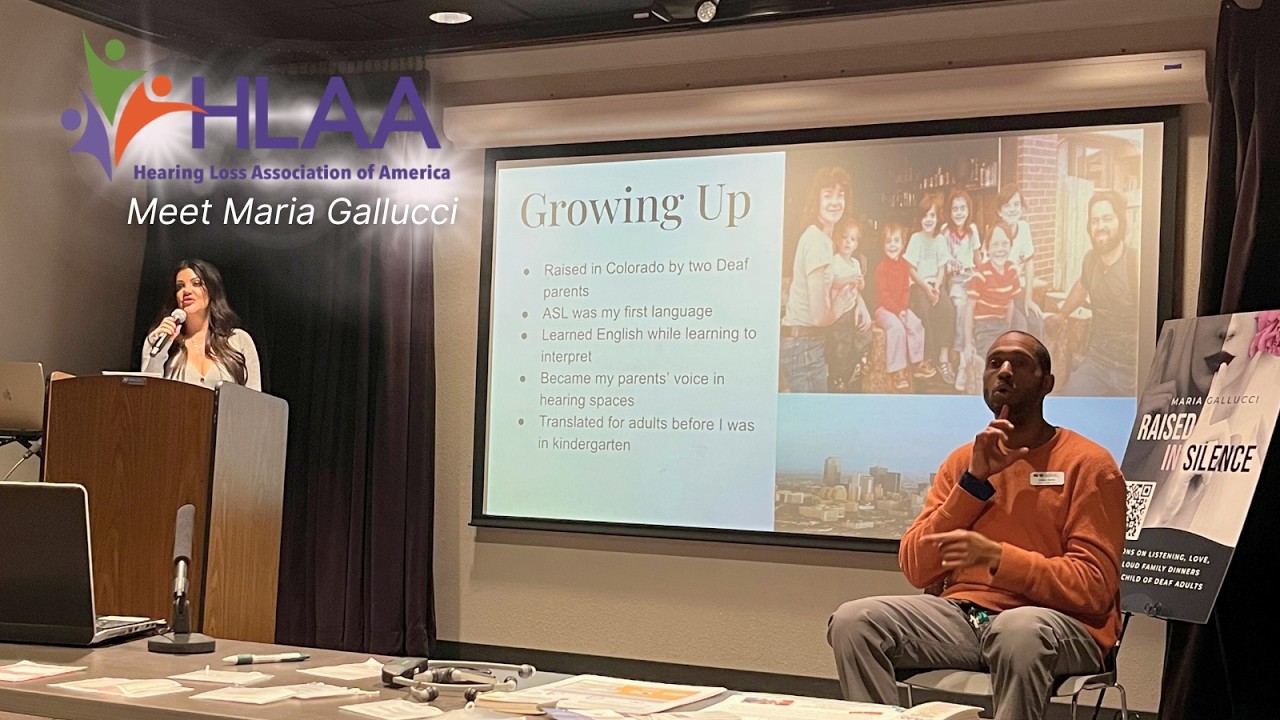 HLAA Denver January Meeting with Maria Gallucci