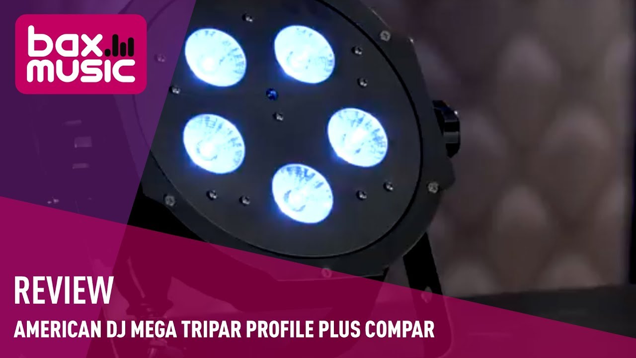 American DJ Mega TRIPAR Profile Plus Compar Review | Bax Music