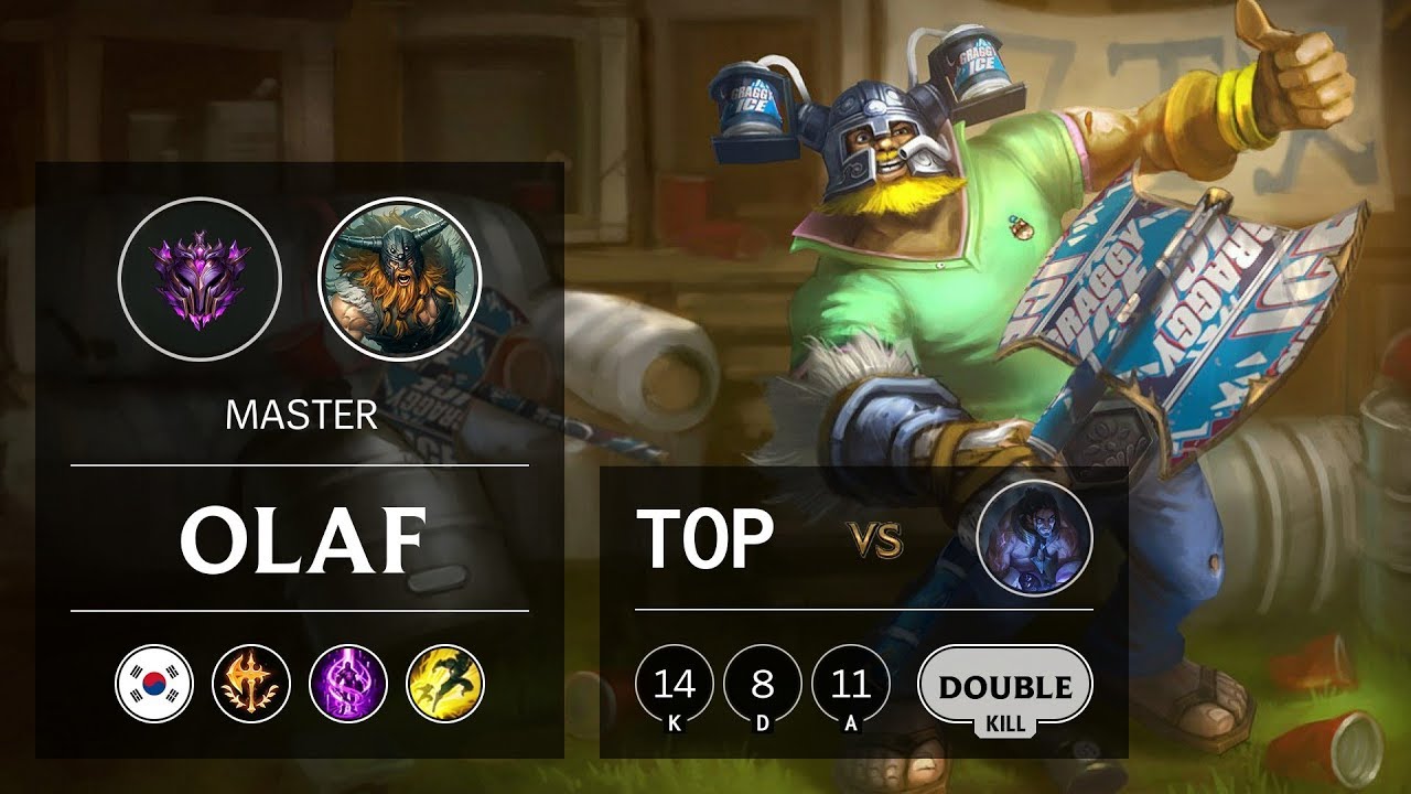 Olaf Top vs Sylas - KR Master Patch 9.14