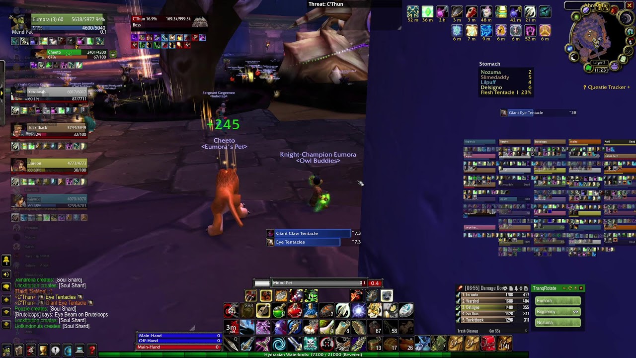 Temple of Ahn'Qiraj PUG With Owl Buddies/Imhotep
(second video)