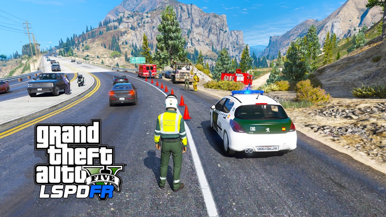 LSPDFR | Día 234 | Guardia Civil Motorista - INVESTIGANDO UN ACCIDENTE