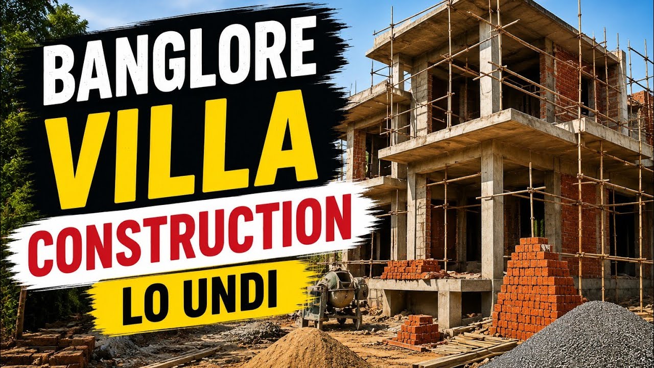 Bangalore lo House Tour🏡👷🏻‍♀️♥️|underconstruction Villa|Telugu Vlog