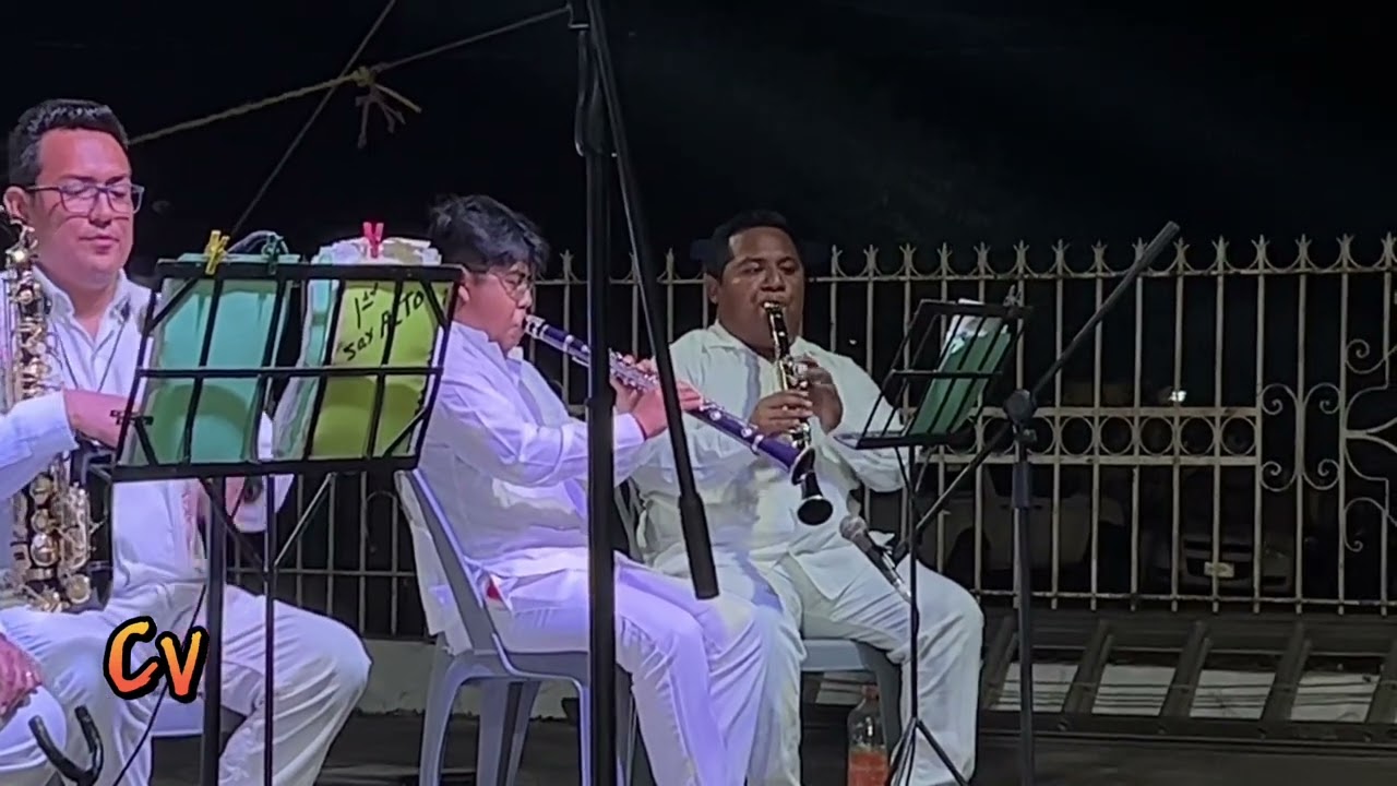 La IXHUATECA  con la Orquesta Donají, en IXHUATAN.🎺🎺