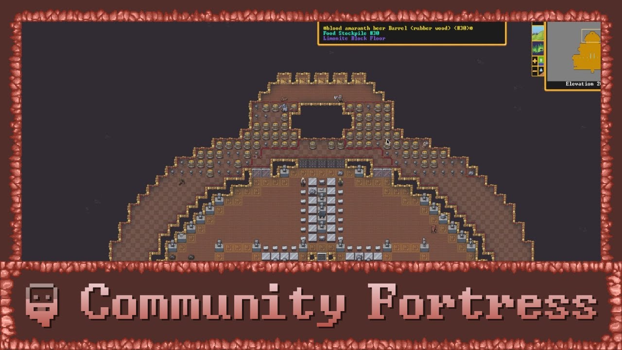 Dwarf Fortress -  Pleatstandards | Community Fort (Over-built Megabuild)