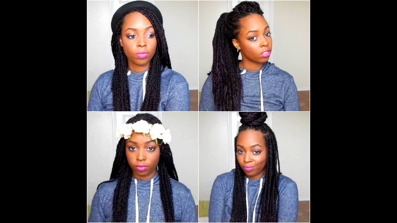 How To Style Box Braids and Twists/Locs (24 Styles)