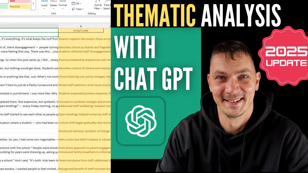 Thematic analysis with ChatGPT - coding qualitative data (2025 method)