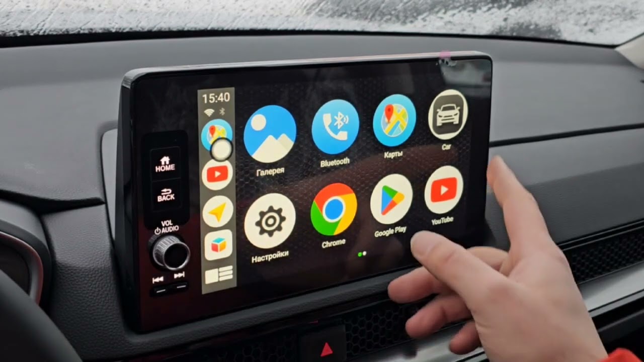 Навигация в Honda CRV 2023 из Китая с Baidu CarLife адаптер Carplay в магнитоле, русификация, Яндекс