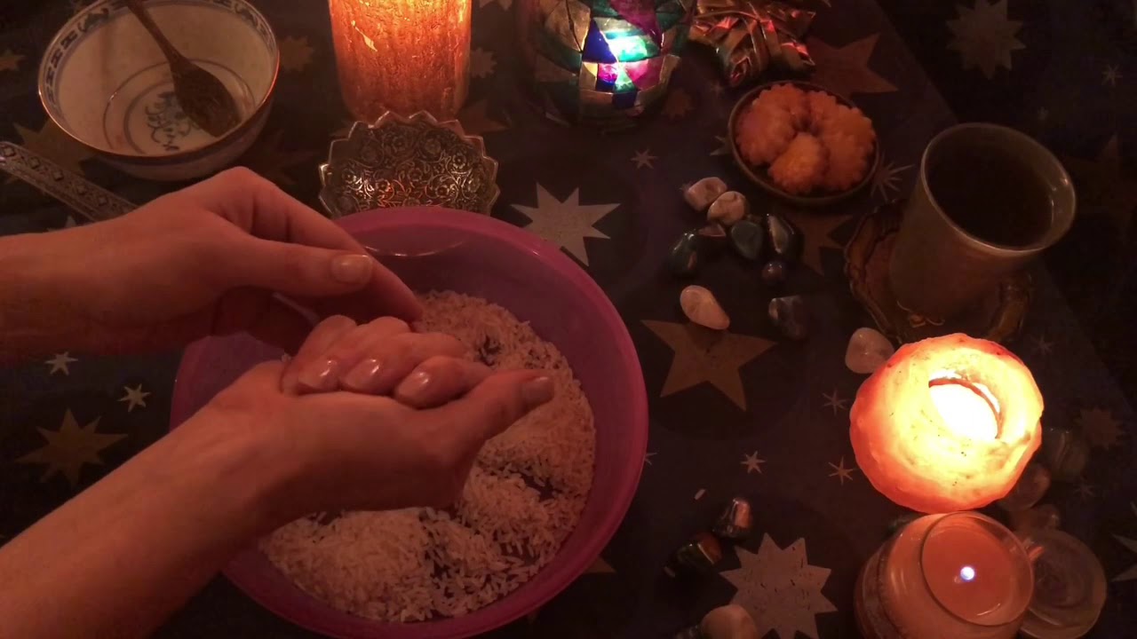 Rice ASMR - relaxing sounds with rice