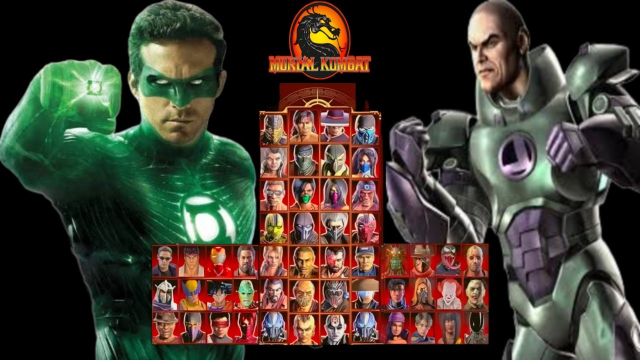 Mortal Kombat 9 - GREEN LATERN & LEX LUTHOR MOD - NEW Expert Tag Ladder Gameplay