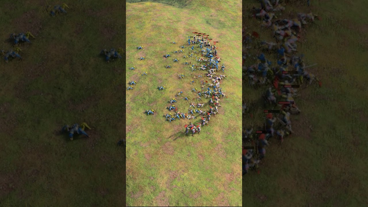 120 Elite Archers vs. 60 Elite Landsknechts | AoE IV  #aoe4 #ageofempireiv  #ageofempires4
