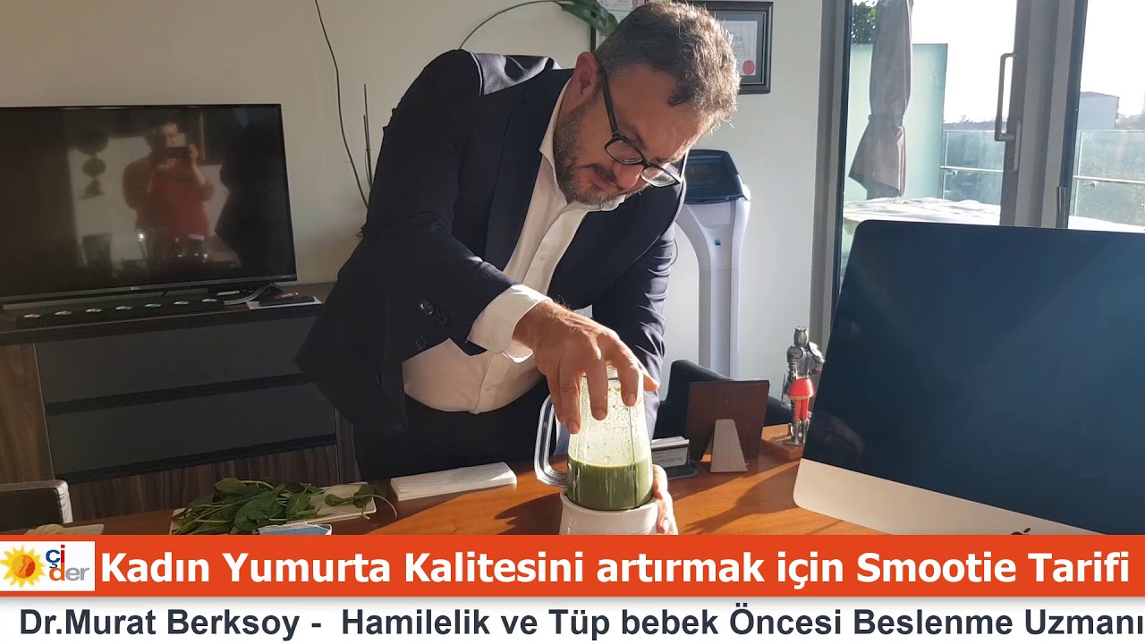 Kadınlarda Yumurta kalitesinin artırılması için Smootie