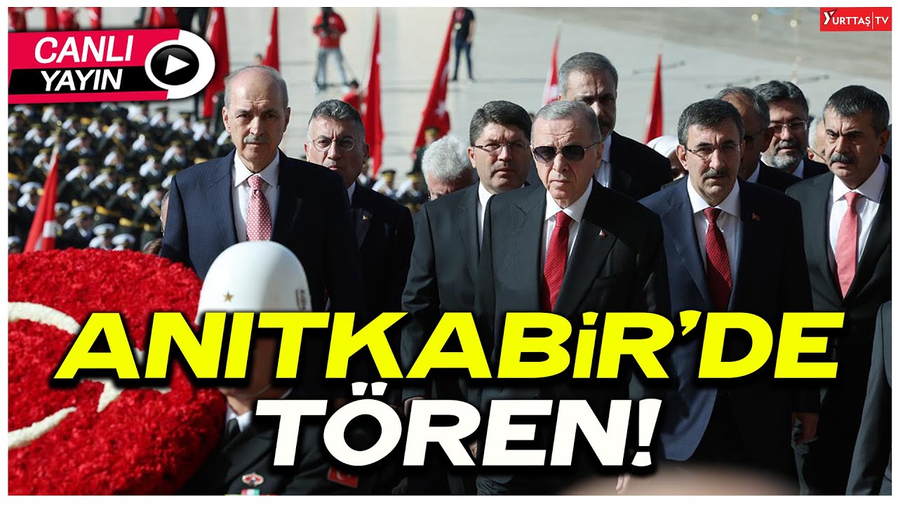 Anıtkabir'de 29 Ekim Cumhuriyet Bayramı Töreni #canlıyayın