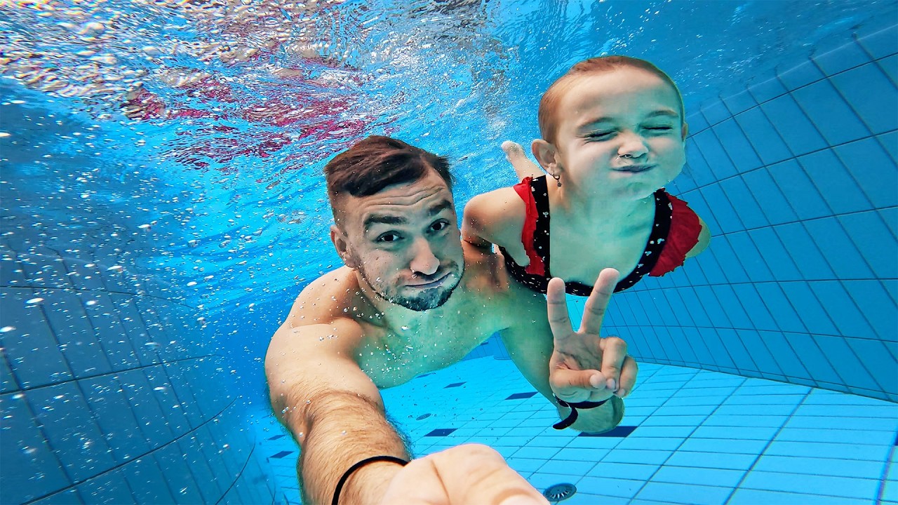 Arianka po 2 letech v aquaparku! | Zvl&aacute;dla už velk&eacute; tobog&aacute;ny?