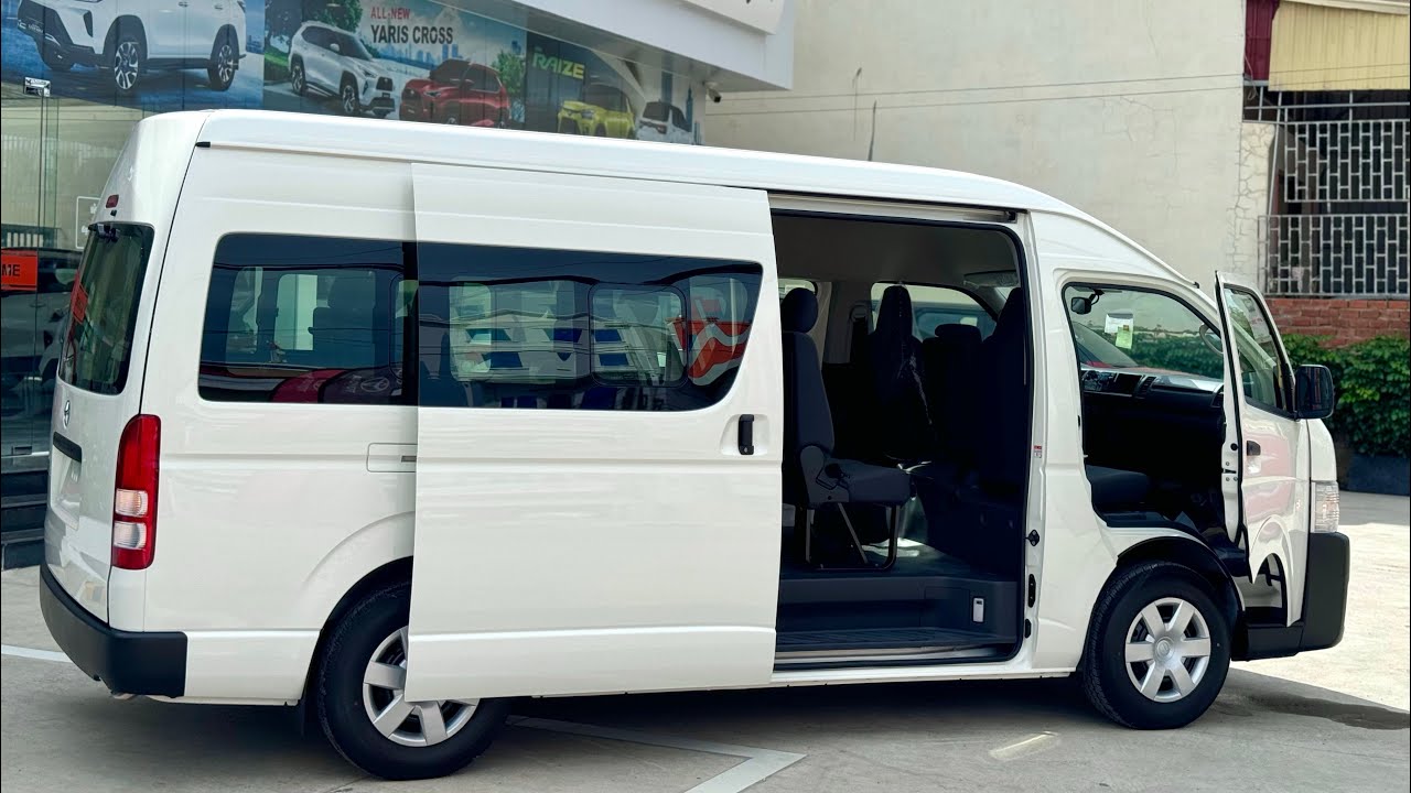 New Toyota Hiace ( 2024 )  Most Reliable Van, 15 Seater Full Review  - Interior and Exterior