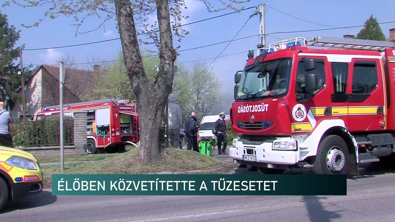 2026.02.26. - Élőben közvetítette a tűzesetet